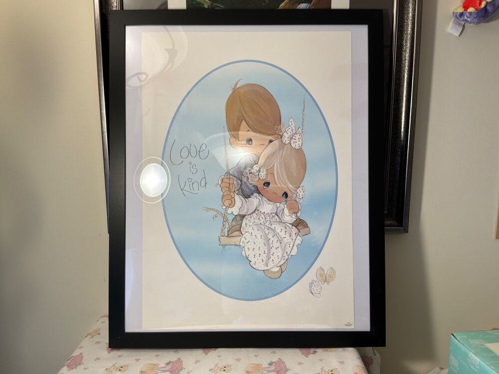 Precious Moments Lithograph “Love Is Kind” Framed